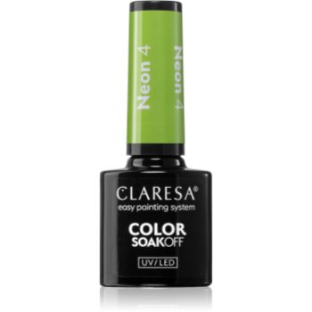 Claresa SoakOff UV/LED Color Neon lac de unghii sub forma de gel - imagine 2
